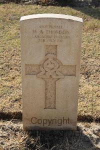 Ismailia War Memorial Cemetery - Thomson, W A